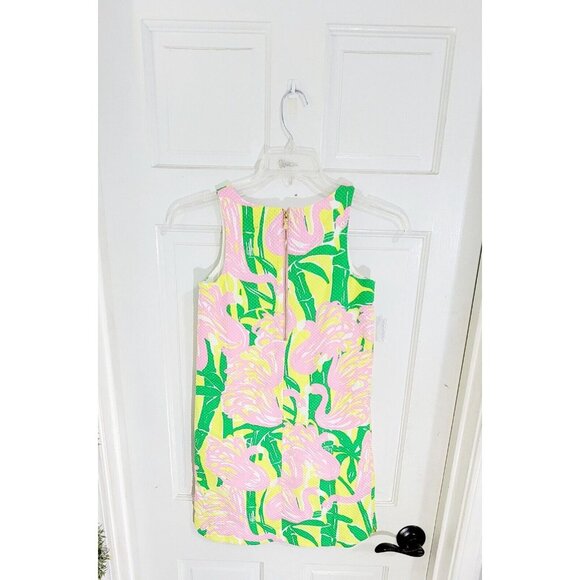 Lilly Pulitzer Girl's Multicolor Fan Dance Dress Sleeveless Back Zip Size L - Picture 6 of 10